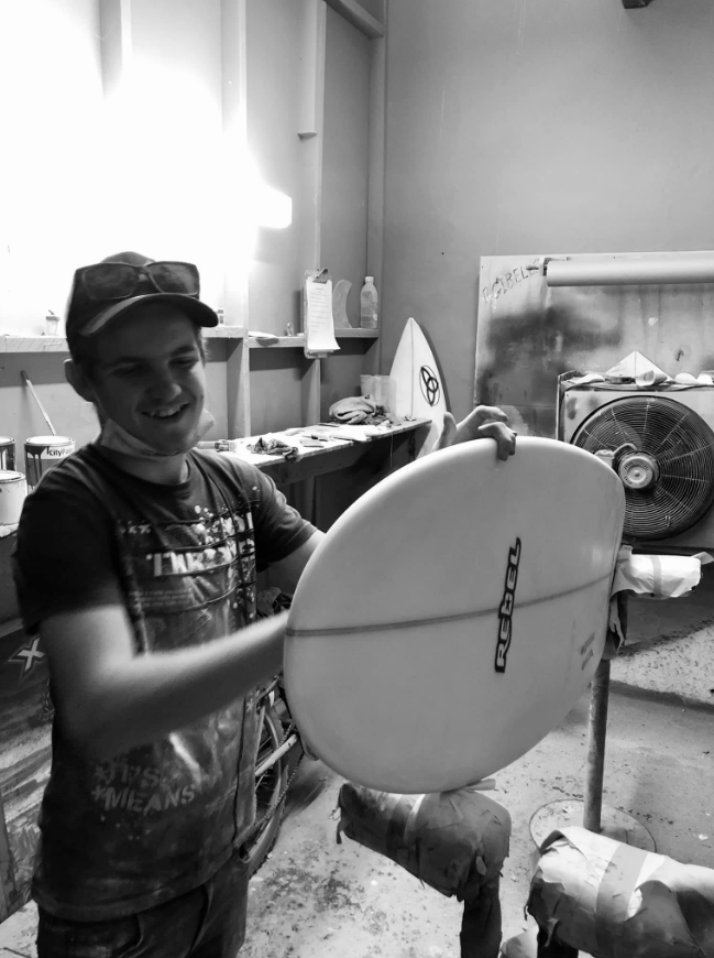 Shaping a blank in the Rebel bay