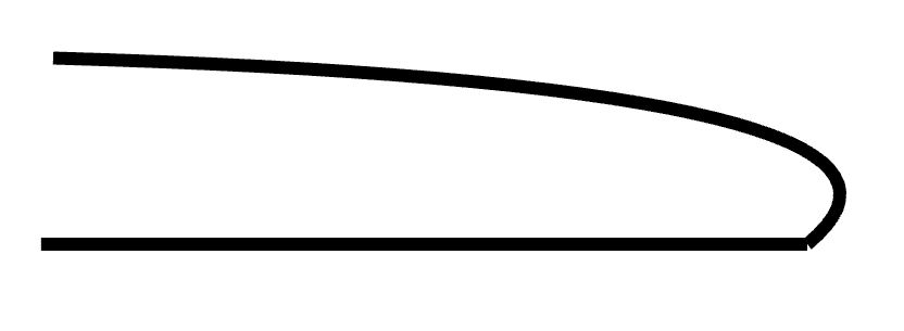 Rolled rail profile
